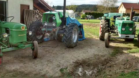 Les trois tracteurs