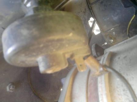 le fil qui relie jusqu'au préchauffage