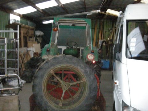 roues jumelée recue avec et une benette bien sypa