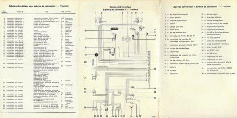 Schéma de connexion I - Tracteur pour DX 85/90/110