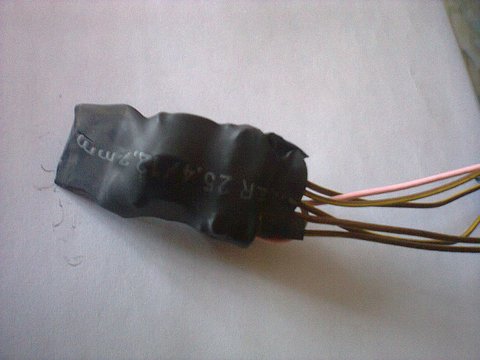j'ais enrobé les diodes de gaines thermorétractable