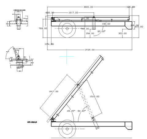 plan définitif de la remorque