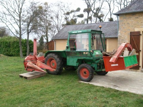 ensileuse pour broyage de branches jusque 5 cm