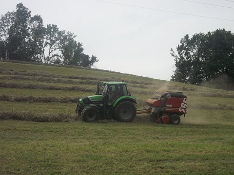 pressage avec l'agrotron