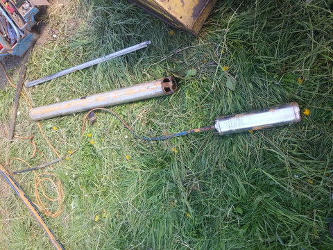 La pompe désaccouplée du moteur